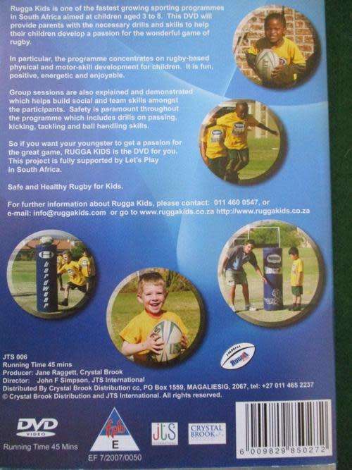 DVD - Rugga Kids - Owen Nkumane -Former Springbok English and Afrikaans