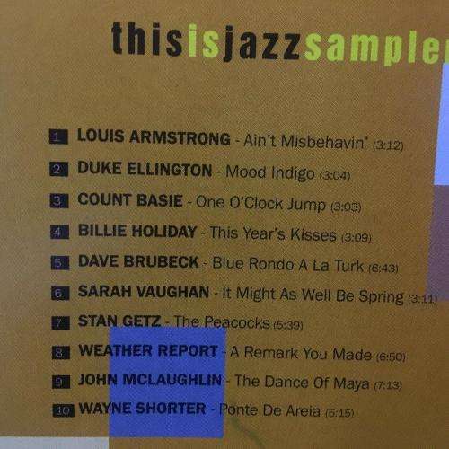 CD - This Is Jazz - Sampler