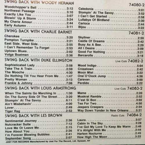 CD - Tommy & Jimmy Dorsey - Swing Back With