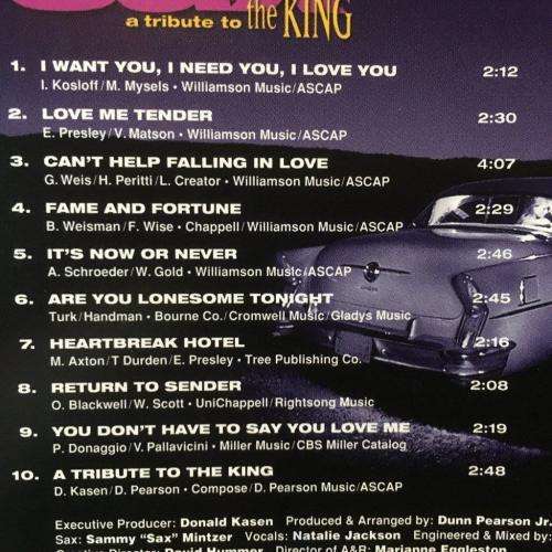 CD - Sensous Sax - A Tribute To The King