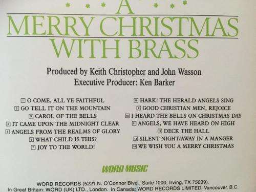 CD - Dallas Brass - A Merry Christmas With Brass
