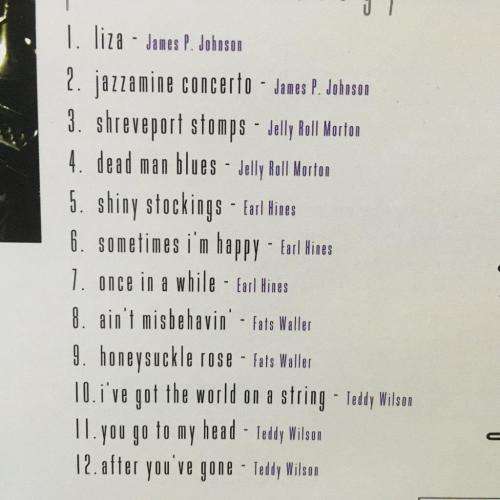 CD - Jazz Piano Anthology - In The Beginning Volume 1