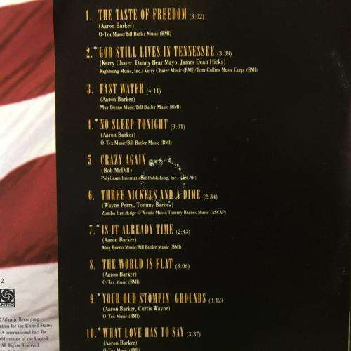 CD - Aaron Barker - The Taste Of Freedom