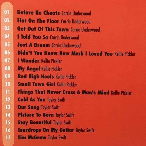 CD - Karaoke - Young Female Country Vol.1