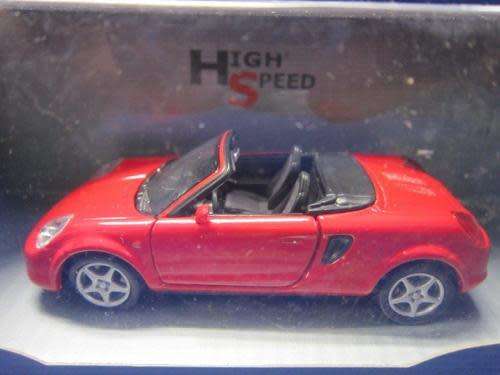 High Speed  - Toyota MR2 Red  1:43 Scale