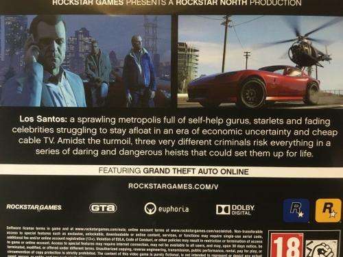 PS3 - Grand Theft Auto V