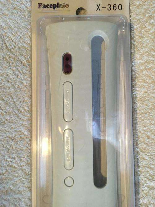 Xbox 360 generic Faceplate off white - (New Sealed)