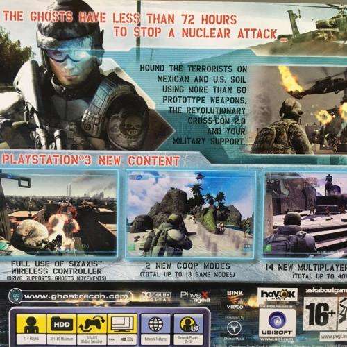 PS3 - Tom Clancy`s Ghost Recon 2 Advanced Warfighter