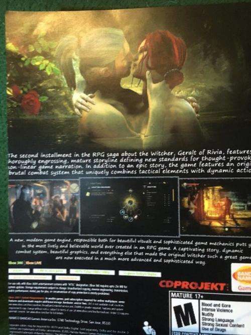 Xbox 360 - The Witcher  Assassins of Kings Enhanced Edition