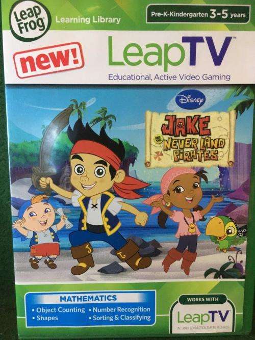 Leap TV Leapfrog Console Gaming Bundle c/w 7 games + additional controller