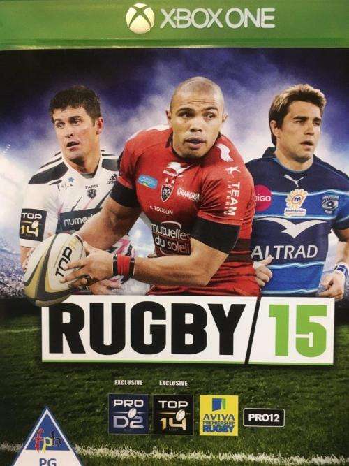 Rugby 15 XBOX ONE    Game in new condition : In Stock (swadocop)