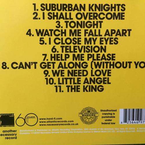CD - Hard-Fi - Once Upon A Time In The West