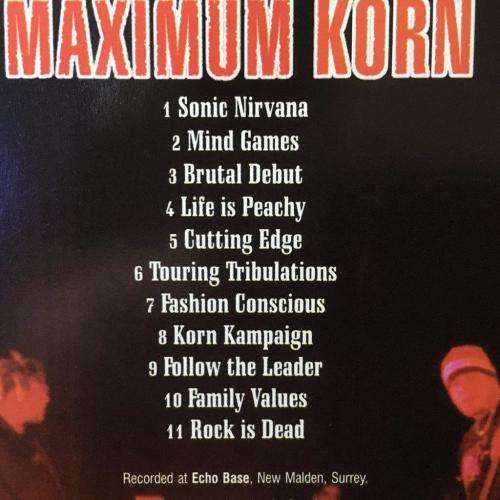 CD - Korn - Maximum Korn The Unauthorised Biography (No Poster)