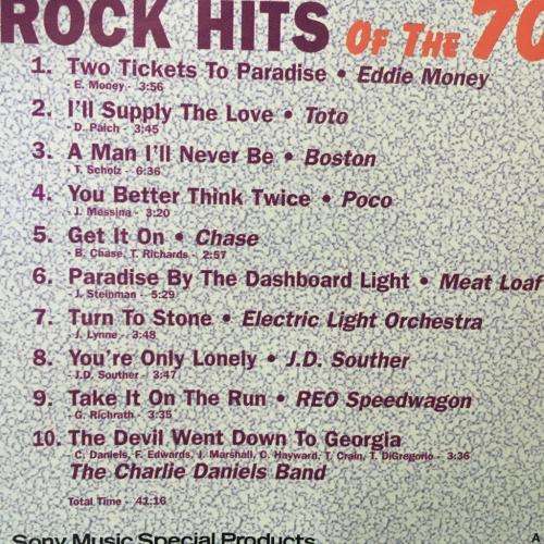 CD - Rock Hits Of The 70`s