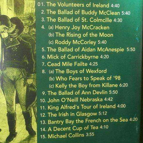 CD - Derek Warfield - Liberte `98 - Songs and Ballads of Irish History & Rebellion