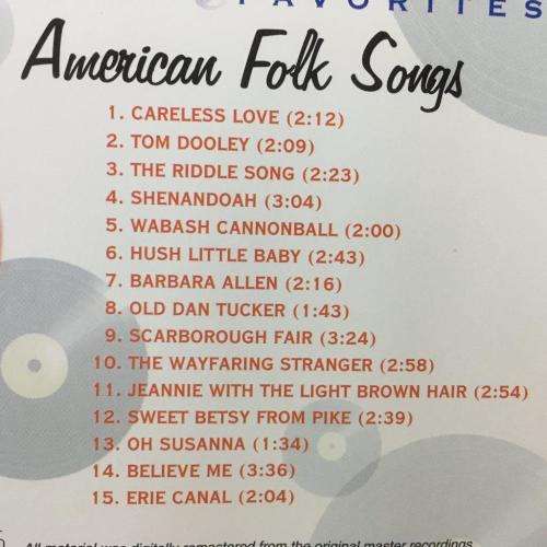 CD - American Heritage - American Folk Songs