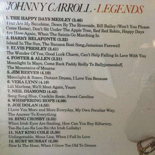 CD - Johnny Carroll - Legends (New Sealed)