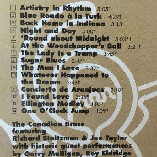 CD - The Canadian Brass - Swingtime!