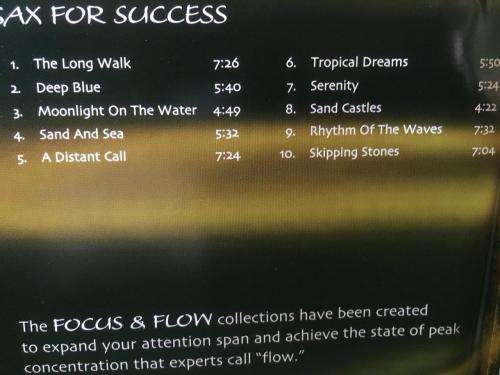 CD - Sax For Success