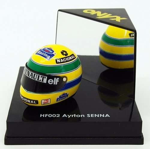Onyx - HF002 Ayrton Senna Replica Helmet - 1:12 Scale