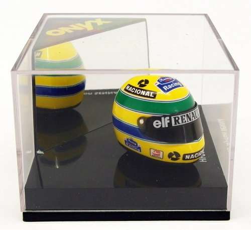 Onyx - HF002 Ayrton Senna Replica Helmet - 1:12 Scale