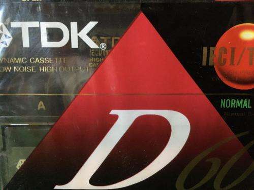 Cassette - TDK D-60 Dynamic Cassettes Low Noise High Output (New Sealed)