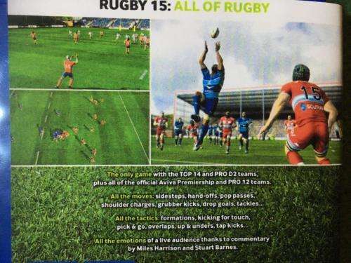PSVITA - Rugby 15