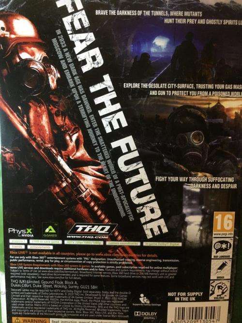 Xbox 360 - Metro 2033