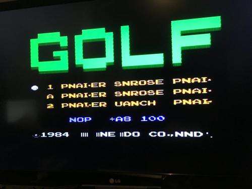 Famicom Famiclone - Golf - Retro
