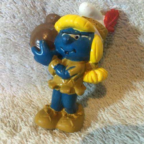 Vintage Peyo Smurfs  x 6 1970's - 1980's