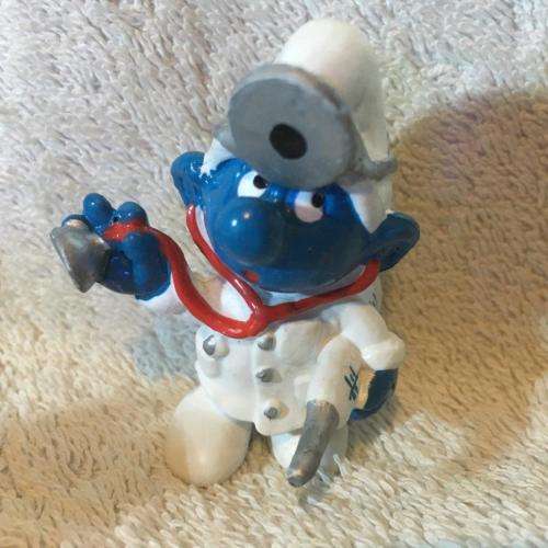 Vintage Peyo Smurfs  x 6 1970's - 1980's