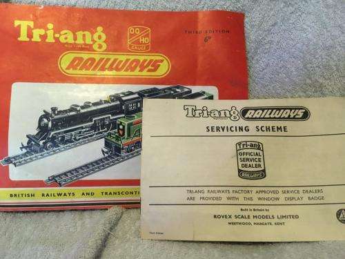 Vintage Tri-ang Railways Third Edition Catalogue 1957 + Servicing Scheme
