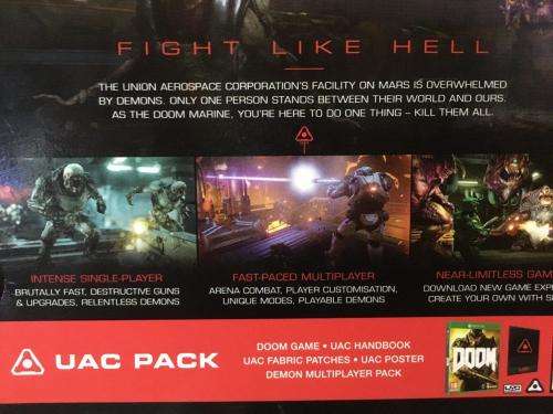 Xbox ONE - DOOM - UAC Pack Boxed