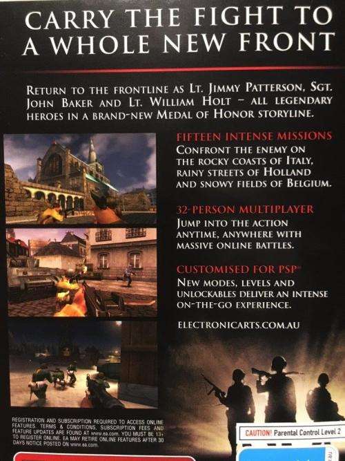PSP - Medal of Honor Heroes