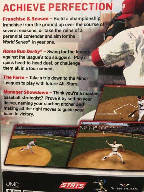 PSP - Major League Baseball 2K11
