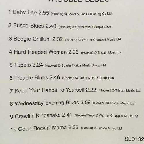 CD - John Lee Hooker - Trouble Blues