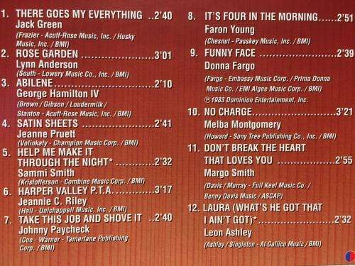 CD - The Best of Country Disc 1
