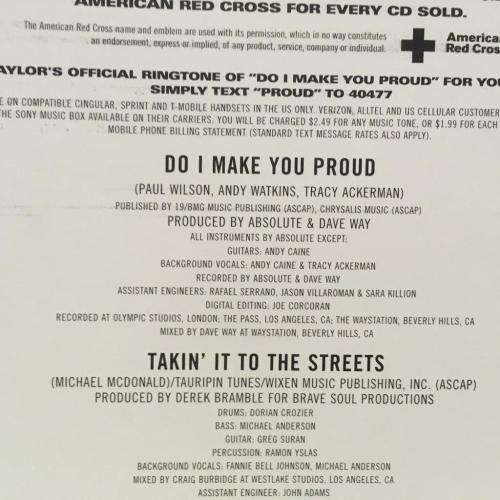 CD - Taylor Hicks - Do I Make You Proud / Takin` It To The Streets