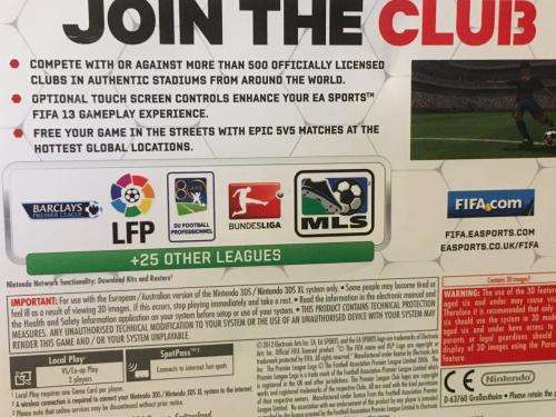 Nintendo 3DS - FIFA 13
