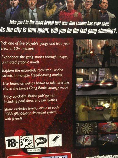 PSP - Gangs of London