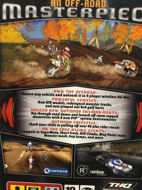 PSP - MX vs ATV On the Edge
