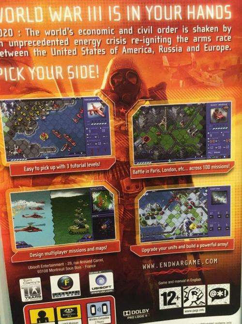 PSP - Tom Clancy`s End War