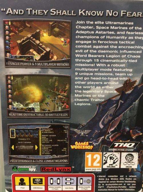 PSP - Warhammer 40 000 : Squad Command - PSP Essentials