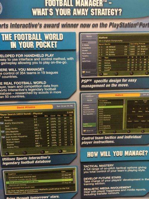 PSP - Football Manager Handheld