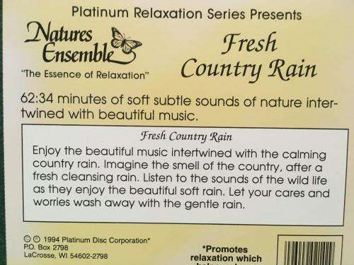 CD - Fresh Country Rain