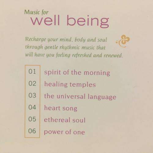 CD - Music for Well Being