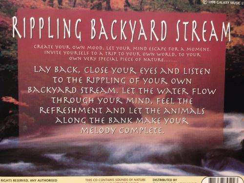 CD - Sounds of Nature - Rippling Backyard Stream