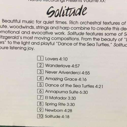 CD - Scott Fitzgerald - Solitude
