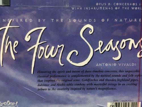 CD - Antonio Vivldi - The Four Seasons Inspired by the Sounds of Nature (New Sealed)