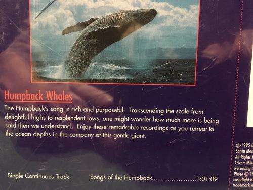 CD - Echoes of Nature - Humpback Whales (New Sealed)